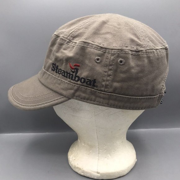 Steamboat Colorado Cadet Hat Army Cap Green - Snowboard Adjustable VGC - Picture 4 of 7